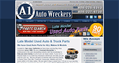 Desktop Screenshot of a1autowreckers.com