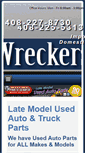 Mobile Screenshot of a1autowreckers.com